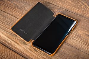 moVear MOVEAR Etui Samsung Galaxy S8 SKÓRA Brązowy G950F Kieszonka na kartę Standard 5