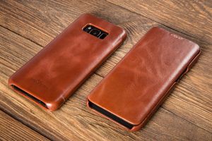 moVear Etui z klapką na Samsung S8 PLUS Brązowa SKÓRA Futerał Galaxy G955F Standard 7