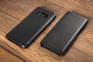 moVear MOVEAR Etui slim case Galaxy S8+ (Plus) Skóra CZARNE na Samsung G955F Standard 6
