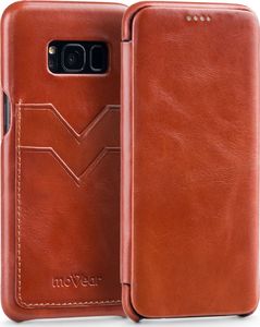 moVear MOVEAR Etui Galaxy S8+ SKÓRA Futerał Kieszonki Brązowy Samsung G955F Standard 1