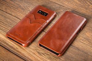 moVear MOVEAR Etui Galaxy S8+ SKÓRA Futerał Kieszonki Brązowy Samsung G955F Standard 9