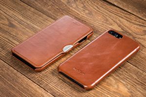moVear Etui iPhone 8 Plus 7 Plus z brązowej skóry naturalnej MOVEAR flipSide S Standard 11