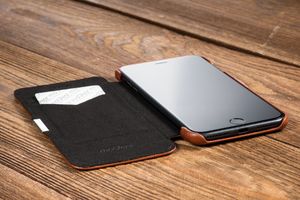 moVear Etui iPhone 8 Plus 7 Plus z brązowej skóry naturalnej MOVEAR flipSide S Standard 10