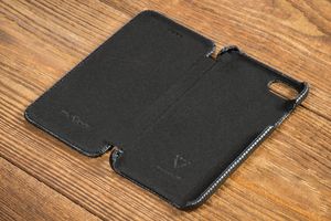 moVear Skórzane czarne etui Apple iPhone 8 / 7 4.7" MOVEAR Standard 7