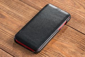 moVear Etui Skórzane slim Apple iPhone Xr czarne pokrowiec MOVEAR Standard 5