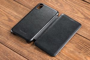 moVear Etui Skórzane slim Apple iPhone Xr czarne pokrowiec MOVEAR Standard 7