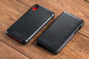 moVear Etui Skórzane slim Apple iPhone Xr czarne pokrowiec MOVEAR Standard 8