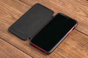 moVear Etui Skórzane slim Apple iPhone Xr czarne pokrowiec MOVEAR Standard 6