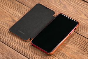 moVear Etui Skórzane slim Apple iPhone Xr brązowe pokrowiec MOVEAR Standard 7