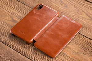 moVear Etui Skórzane slim Apple iPhone Xr brązowe pokrowiec MOVEAR Standard 9