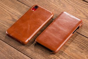 moVear Etui Skórzane slim Apple iPhone Xr brązowe pokrowiec MOVEAR Standard 10