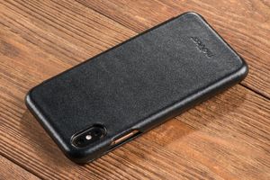 moVear Etui Skórzane slim Apple iPhone Xs MAX czarne pokrowiec MOVEAR Standard 7