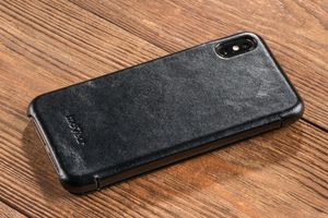 moVear Etui Skórzane slim Apple iPhone Xs MAX czarne pokrowiec MOVEAR Standard 8