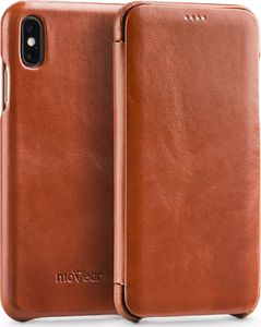 moVear Etui Skórzane slim Apple iPhone Xs MAX brązowy pokrowiec MOVEAR Standard 1