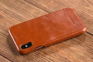 moVear Etui Skórzane slim Apple iPhone Xs MAX brązowy pokrowiec MOVEAR Standard 7