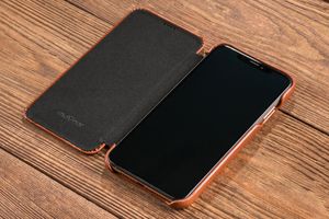 moVear Etui Skórzane slim Apple iPhone Xs MAX brązowy pokrowiec MOVEAR Standard 8