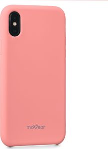 moVear Etui silikon iPhone Xs moVear silkyCase Pudrowy Różowy Standard 5