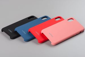 moVear Etui silikon iPhone Xs moVear silkyCase Pudrowy Różowy Standard 8