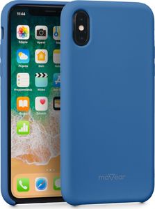 moVear Etui silkyCase iPhone Xs MAX 6.5" Niebieski 1