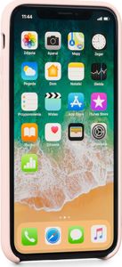 moVear Etui silikon iPhone X moVear silkyCase Pudrowy Różowy Standard 2