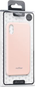 moVear Etui silikon iPhone X moVear silkyCase Pudrowy Różowy Standard 5