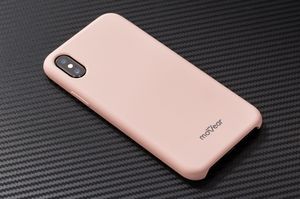 moVear Etui silikon iPhone X moVear silkyCase Pudrowy Różowy Standard 7
