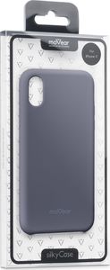 moVear Etui silikon iPhone X moVear silkyCase Grafitowy Niebieski Standard 5