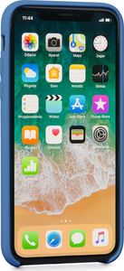 moVear Etui silikon iPhone X moVear silkyCase Szafirowy Niebieski Standard 2