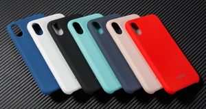 moVear Etui silikon iPhone X moVear silkyCase Szafirowy Niebieski Standard 9