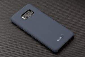 moVear Etui silikon Galaxy S8+ MOVEAR silkyCase Szaro-niebieski Samsung G955F Standard 7