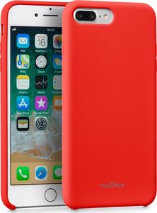 moVear MOVEAR Etui silikonowe iPhone 8/7 Plus Czerwony silkyCase Standard 1