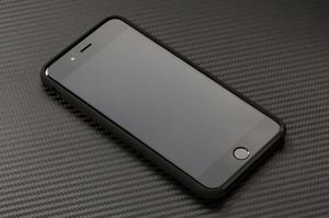 moVear MOVEAR Etui silikonowe iPhone 8/7 Plus 5.5" Czarny silkyCase Standard 7