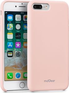 moVear MOVEAR Etui silikonowe iPhone 8/7 Plus 5.5" Pudrowy róż silkyCase Standard 1