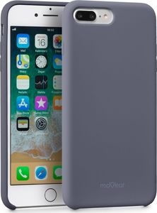 moVear MOVEAR Etui silikonowe iPhone 8/7 Plus Niebieski Grafit silkyCase Standard 1