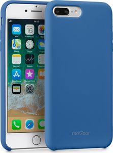 moVear MOVEAR Etui silikonowe iPhone 8 Plus / 7 Plus Niebieskie silkyCase Standard 1