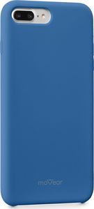moVear MOVEAR Etui silikonowe iPhone 8 Plus / 7 Plus Niebieskie silkyCase Standard 3