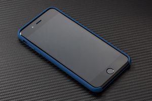 moVear MOVEAR Etui silikonowe iPhone 8 Plus / 7 Plus Niebieskie silkyCase Standard 8