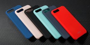 moVear MOVEAR Etui silikonowe iPhone 8 Plus / 7 Plus Niebieskie silkyCase Standard 9