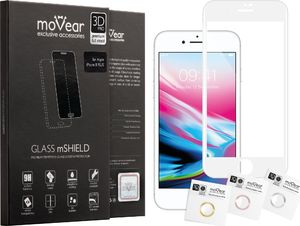 moVear MOVEAR Szkło hartowane 3D PRO iPhone 8 Plus 7 Plus 5.5", pełne Standard 1