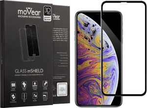 moVear Szkło Hartowane 3D na iPhone Xs MAX Pyłoszczelne Full Glue Cały Ekran MOVEAR Standard 1