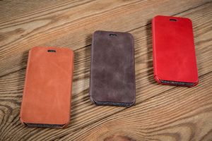 moVear Etui Slim Apple iPhone 6 / 6s moVear flipSide xS, Brązowe, Skóra Standard 11