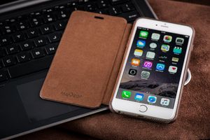 moVear Etui Slim Apple iPhone 6 / 6s moVear flipSide xS, Brązowe, Skóra Standard 13