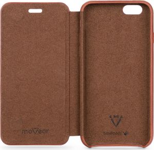moVear Etui Slim Apple iPhone 6 / 6s moVear flipSide xS, Brązowe, Skóra Standard 6