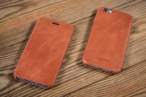 moVear Etui Slim Apple iPhone 6 / 6s moVear flipSide xS, Brązowe, Skóra Standard 7