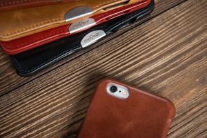 moVear Skórzane Etui iPhone 6 / 6s moVear flipSide C vintage brązowy Standard 11