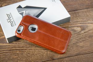 moVear Etui Skórzane 2w1 na iPhone 6, 6s moVear multiCover S, Magnes, Brązowe Standard 19