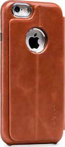 moVear Etui Skórzane 2w1 na iPhone 6, 6s moVear multiCover S, Magnes, Brązowe Standard 3