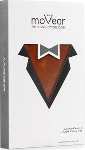 moVear Etui Skórzane 2w1 na iPhone 6, 6s moVear multiCover S, Magnes, Brązowe Standard 6