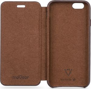 moVear Skórzane Etui Slim iPhone 6 Plus / 6s Plus moVear flipSide xS Ciemnobrązowe Standard 5