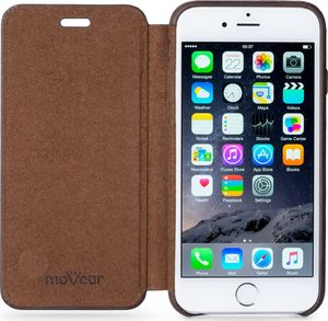 moVear Skórzane Etui Slim iPhone 6 Plus / 6s Plus moVear flipSide xS Ciemnobrązowe Standard 6